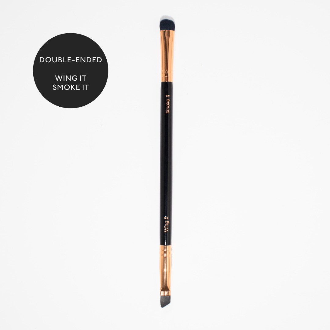 Wing & Smoke Dual Ended Brush