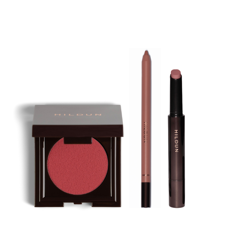 Soft Pink Lip + Cheek Trio