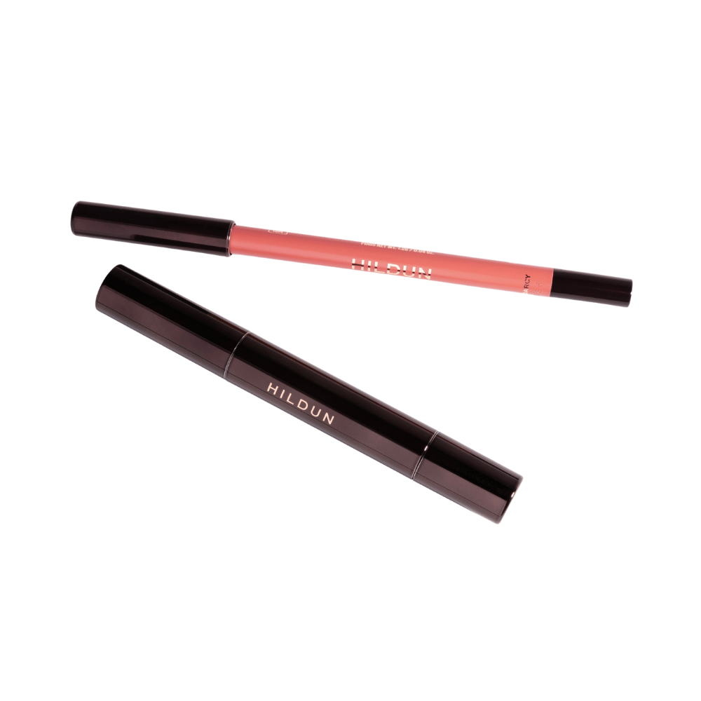 Hildun Beauty Darcy lip pencil and lip balm